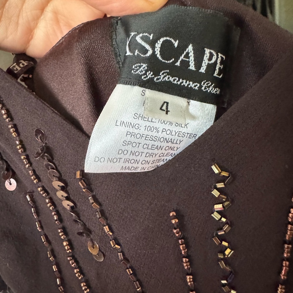 Xscape Vintage Sequin Maxi Dress - Picture 3 of 4